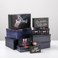 Коробка прямоугольная (22*14*8,5см), MAN, 1 шт.