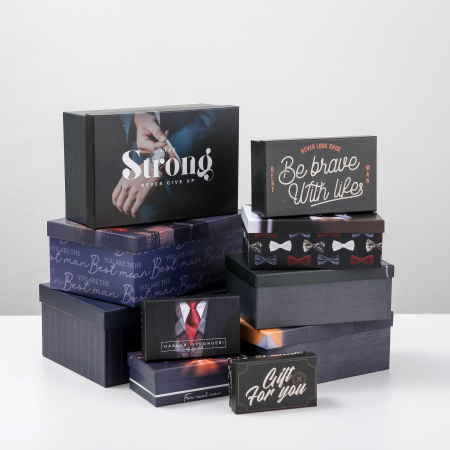 Коробка прямоугольная (22*14*8,5см), MAN, 1 шт.