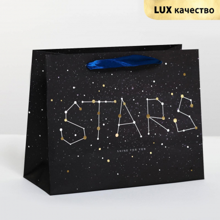 Пакет подарочный (23*18*10см), Stars, 1 шт.
