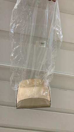 Пакет с фанерным дном №1 (14*14*5) Фанера 3мм, неокраш. Высота пакета 60см. 1 шт. (уценка)