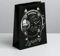 Пакет подарочный (18*23*10см), Мужская элегантность, 1 шт.