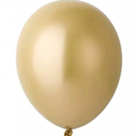 Шар (12"/30см) Золото, Хром, 17 шт.