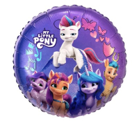 Шар (18''/46см) Круг, My Little Pony, Веселые Лошадки, 1 шт.