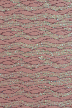 Кожзам c блестками (А4), Узор, нежно-розовый, 1 шт.