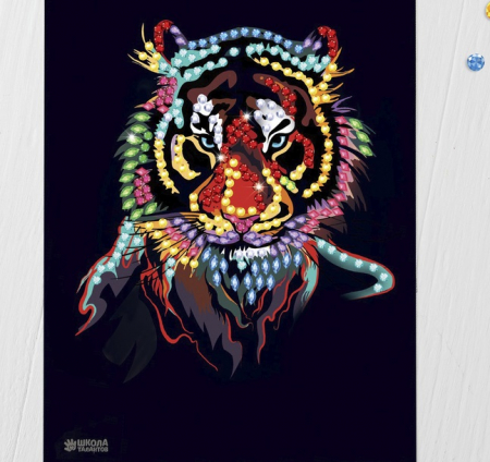 Мозаика "Тигриный взгляд", 1 шт.