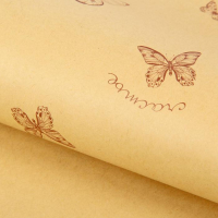 Бумага крафт (50*70см), Счастье, 1 шт.