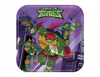 Тарелки бумажные (17см), Черепашки-Ниндзя, 8 шт.