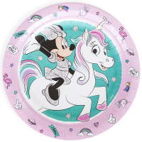 Тарелки бумажные (7''/18см), Минни Маус, 6 шт.