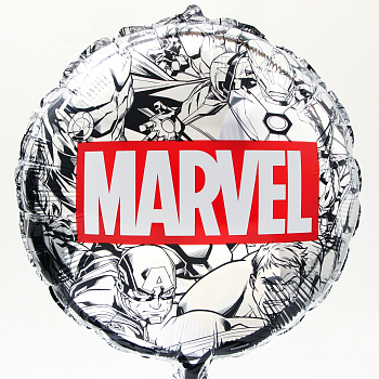 Шар (16"/41см) Круг, Marvel, Мстители, 1 шт.