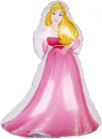 55 Шар (17''/43см) Мини-фигура, Аврора, Спящая красавица, 1 шт.