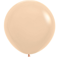 Шар (24"/61см) Персик Малибу (660), Пастель, 1 шт. 