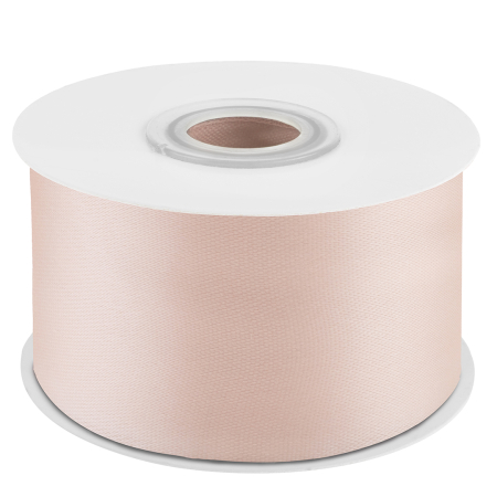 Лента атласная (3,8см*22,85м) Кремовый, 1 шт.